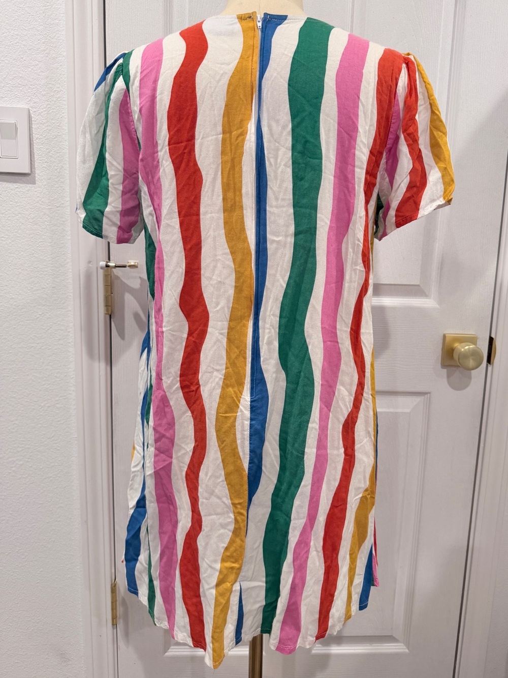 Nooworks Molly in Rainbow Salvation Stripe Dress XXL - Picture 3 of 13